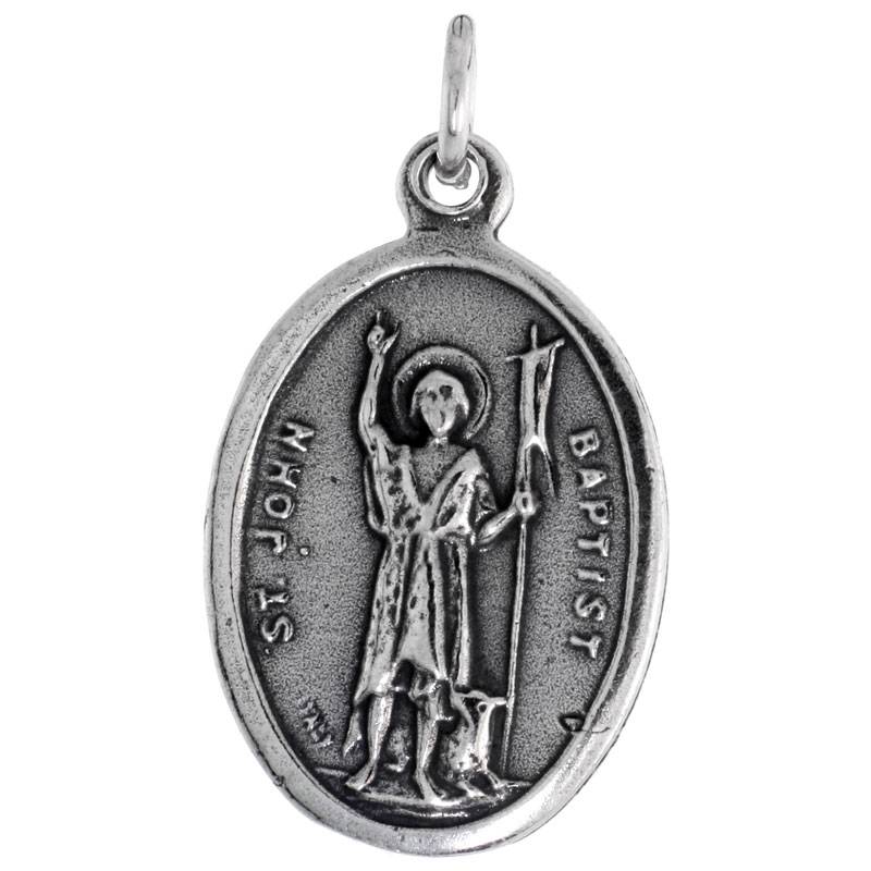 Sterling Silver Catholic Pendants Religious Saint Charms Wholesale
