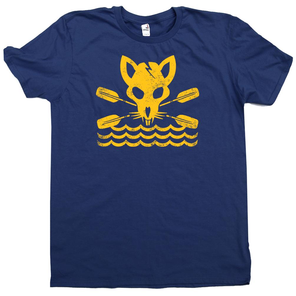 River Rat T Shirt Kayak Canoe Paddle Dagger Werner Liquid Logic