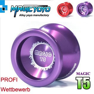 Wow-Magic-YOYO-T5-Oberherr-Profi-wettbewerb-trick-yo-yo-jojo-jo-jo-aus-Aluminium