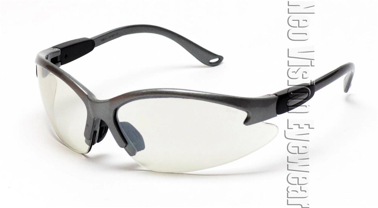Contender Indoor Outdoor Clear Mirror Safety Glasses Motorcycle