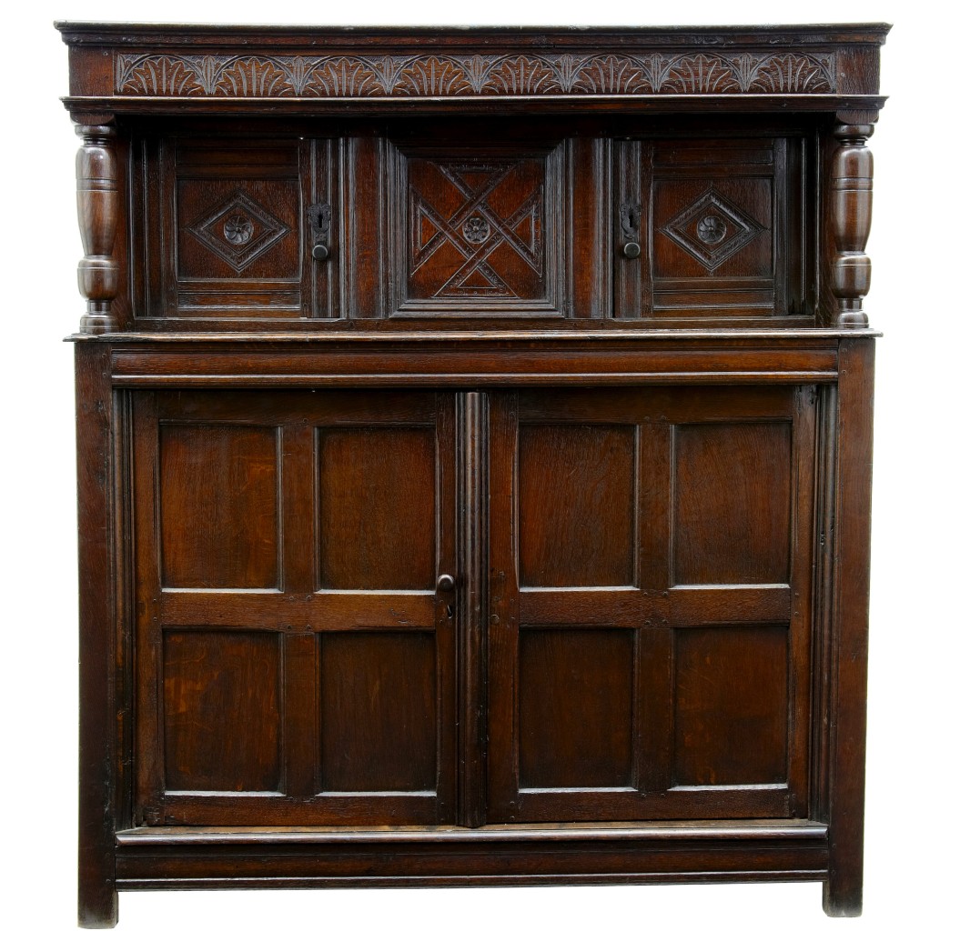 17TH CENTURY ANTIQUE ENGLISH OAK COURT CUPBOARD eBay