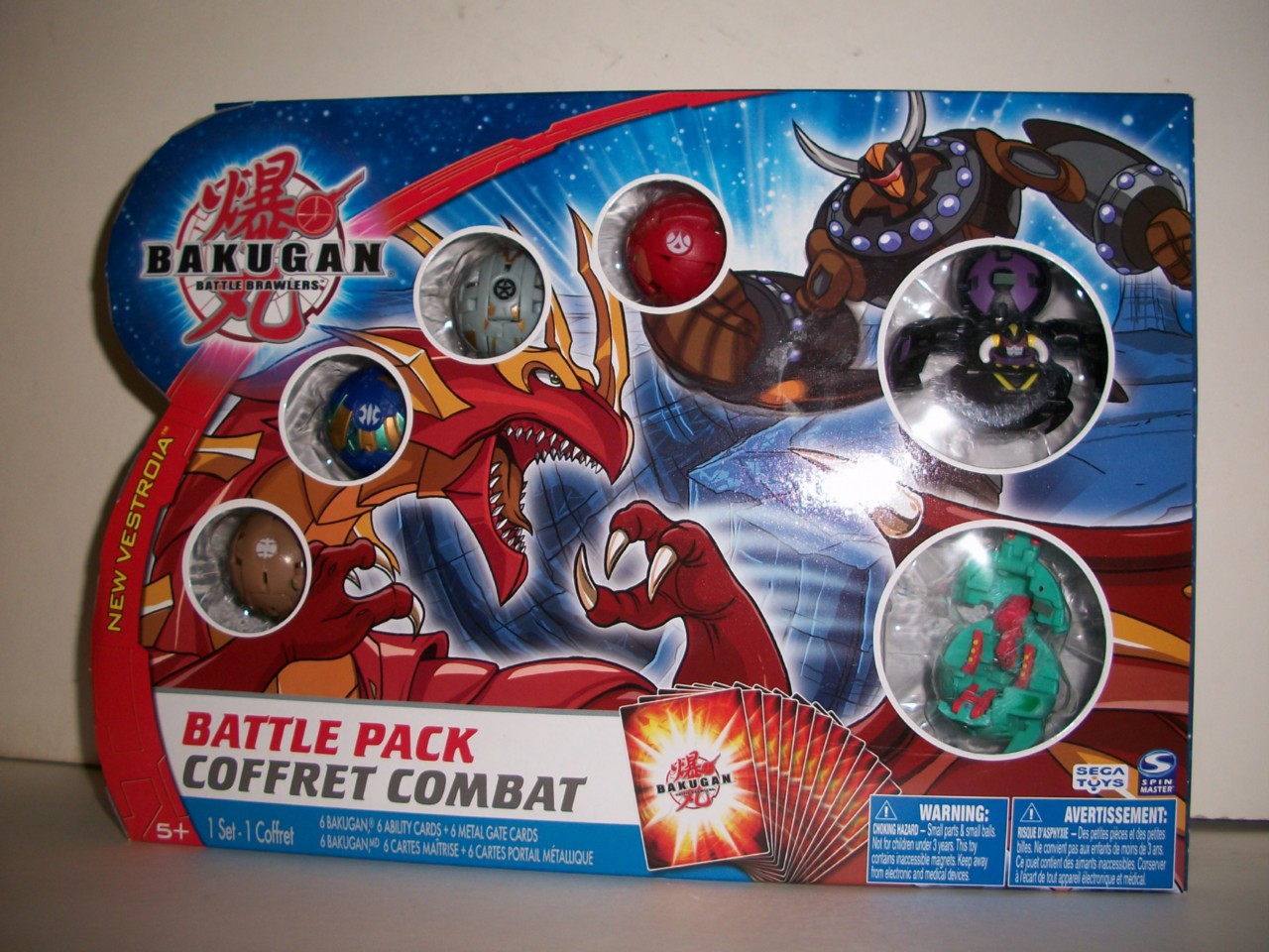BAKUGAN 2 BATTLE PACKS COFFRET COMBAT 12 BRAWLERS SEGA TOYS