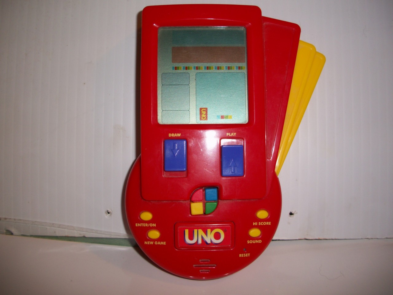 HANDHELD GAME UNO MATTEL 1999 COLLECTIBLE POCKET SIZE EXCELLENT SHAPE