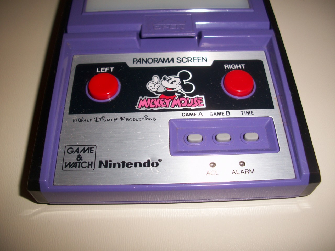 NINTENDO GAME & WATCH DISNEY MICKEY MOUSE PANORAMA VINTAGE HANDHELD