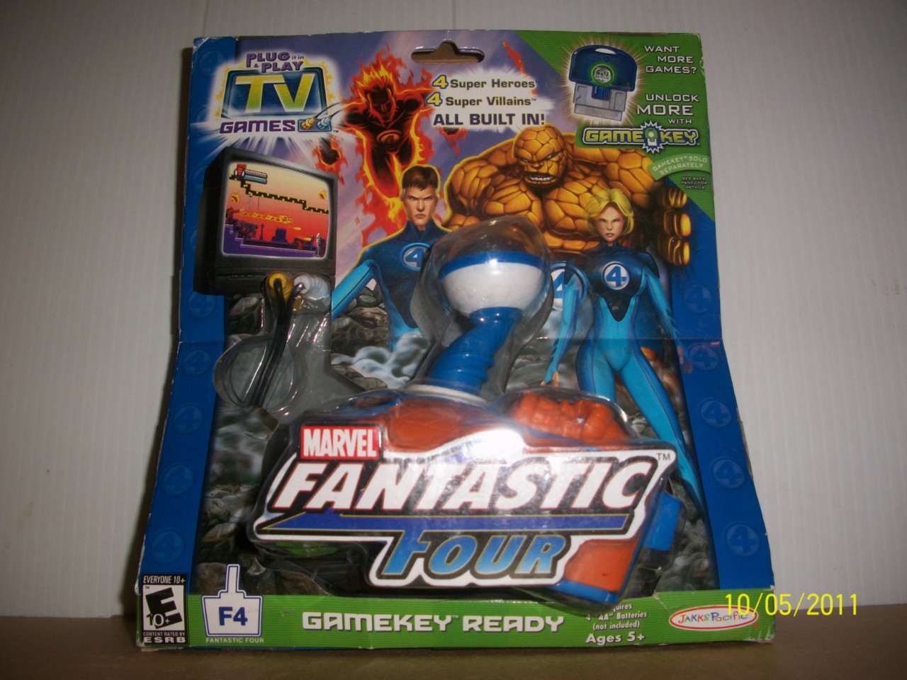 MARVEL JAKKS PACIFIC PLUG & PLAY TV GAMES FANTASTIC FOUR GAMEKEY READY