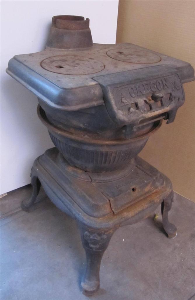 Cast Iron OREGON Masport Pot Belly Wood Fire Heater / Stove with Flue