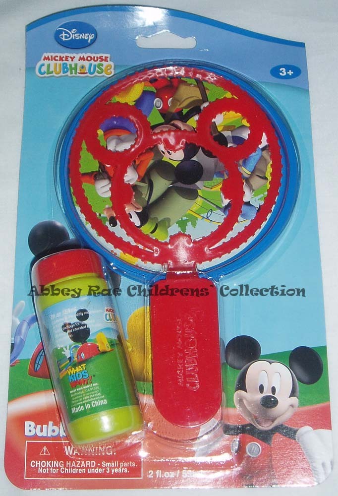 Disney Mickey Mouse Bubble Wand with Tray & Bubbles NEW eBay