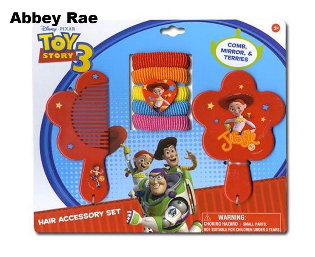 Disney Toy Story JESSIE Girls Hair Accessories Set Comb Mirror Hair