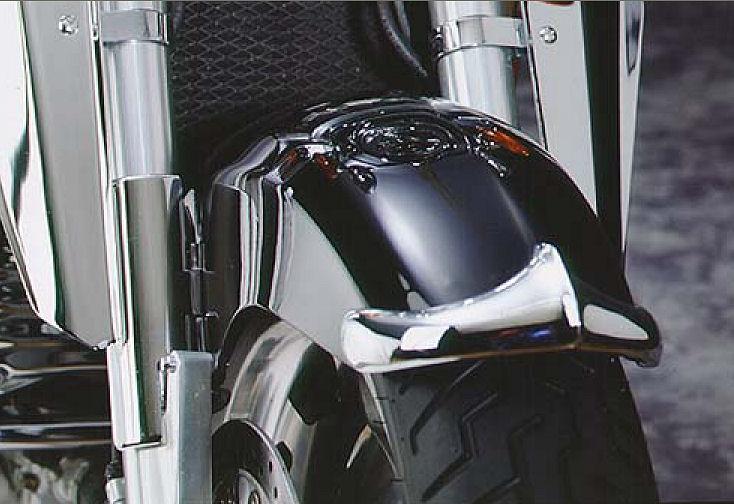 Honda valkyrie chrome front fender trim #4