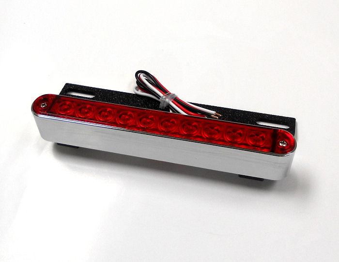 10 LED 3rd Brake / Running Light for Motorcycle License Plates Red