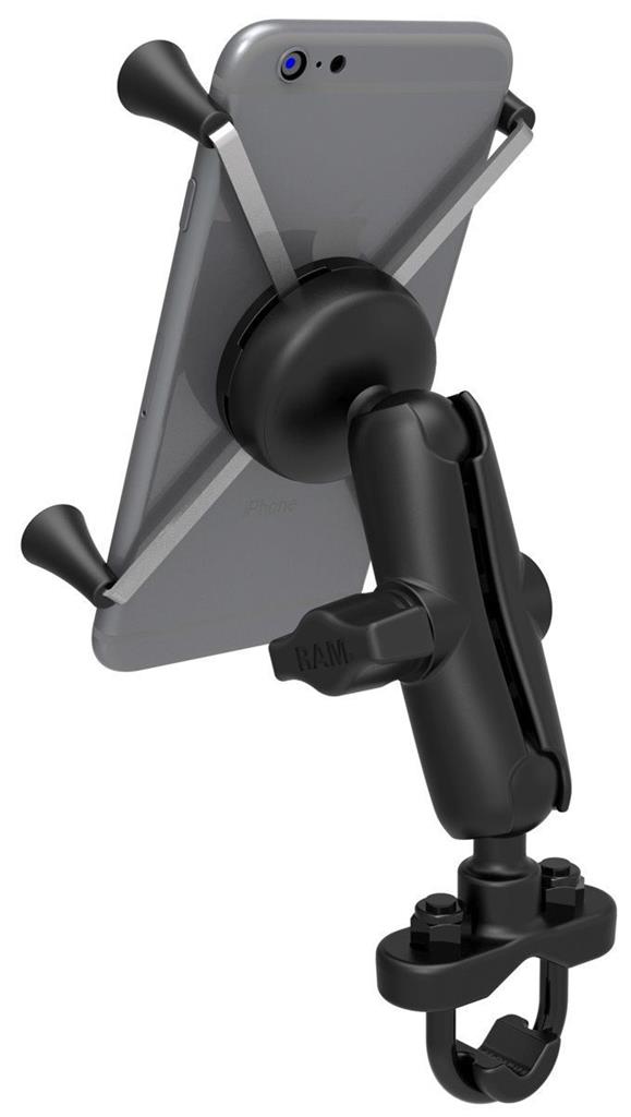 RAM Mount Motorcycle Handlebar Rail Mount XGrip Cell Phone Holder iPhone 7, 7+ eBay