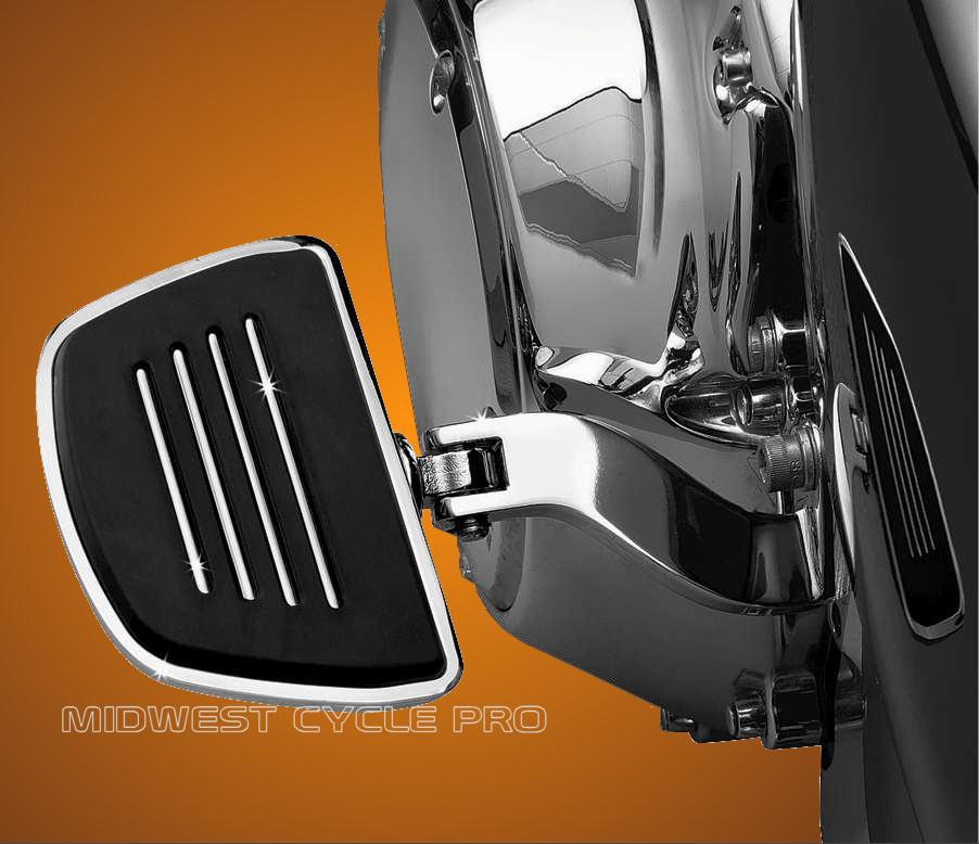 Kuryakyn Chrome Mini Floorboards For Harley Davidson Passenger or