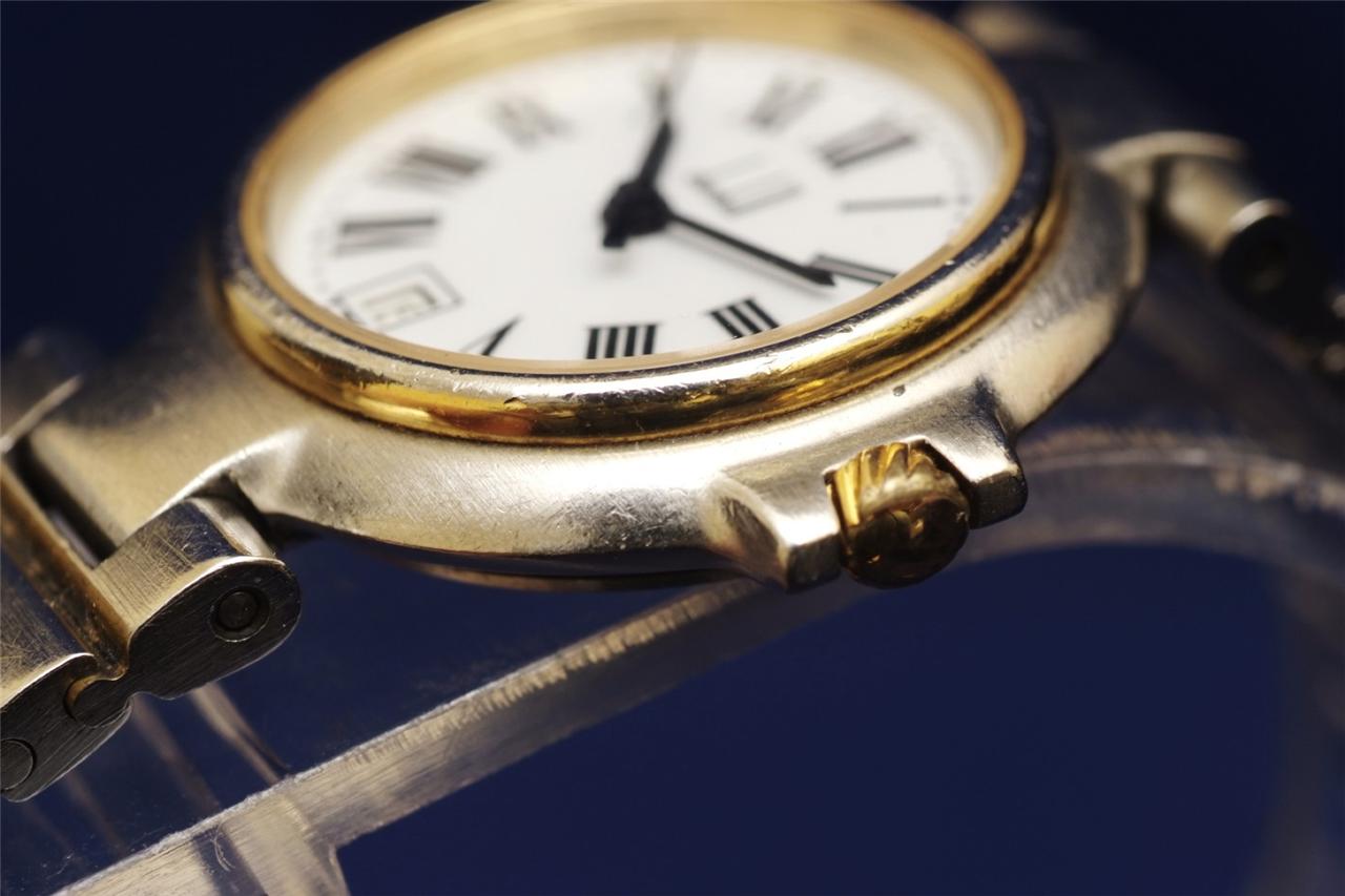 Dunhill Millenium Gold/Stainless Steel/Authentic Ladies Luxury Dress