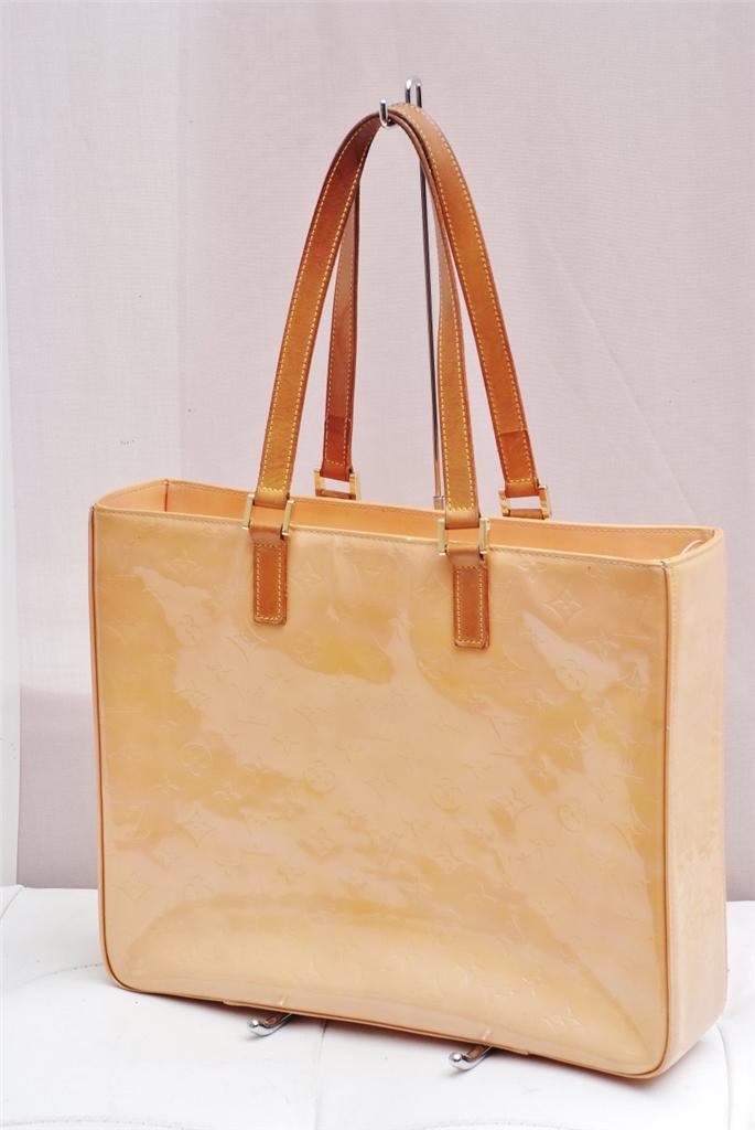 Louis Vuitton Columbus Vernis Pink/Authentic Large Tote Hand Bag!! | eBay