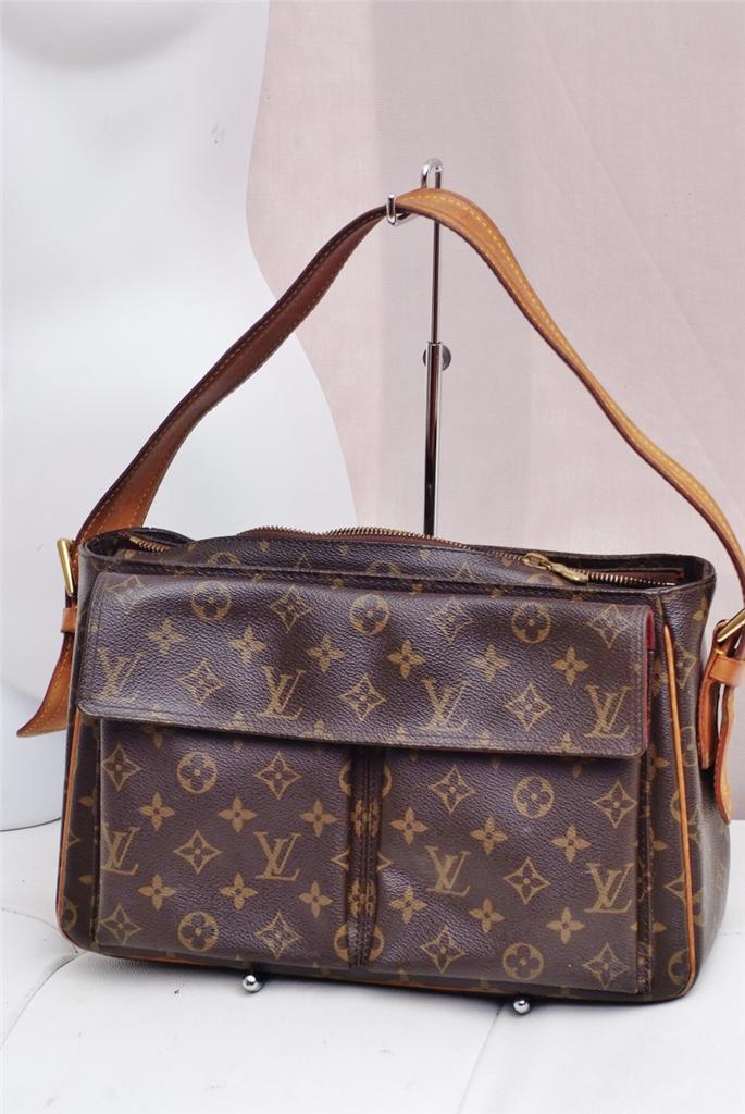 Louis Vuitton Viva Cite GM Monogram/Authentic Shoulder Bag/ZIPPER NEEDS REPAIR!! | eBay