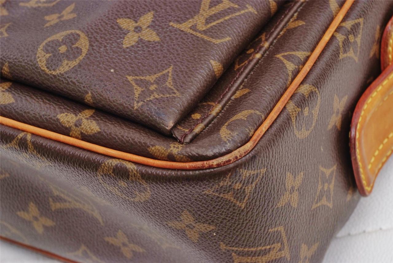 Louis Vuitton Viva Cite GM Monogram/Authentic Shoulder Bag/ZIPPER NEEDS REPAIR!! | eBay