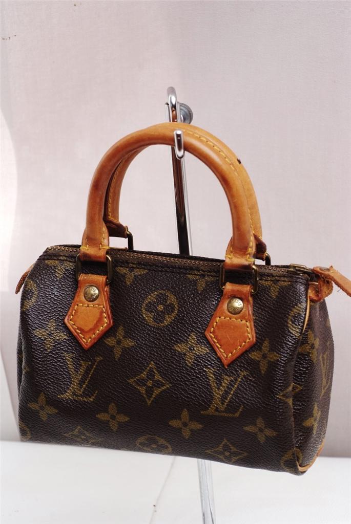 Louis Vuitton Mini Speedy Monogram/Authentic Ladies Small Purse Hand Bag | eBay