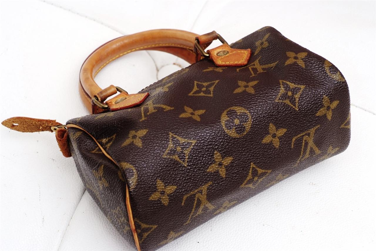 Louis Vuitton Mini Speedy Monogram/Authentic Ladies Small Purse Hand Bag | eBay