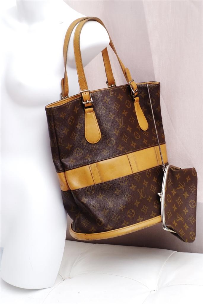 Louis Vuitton Monogram GM USA Bucket/Authentic Large Vintage Shoulder Bag!