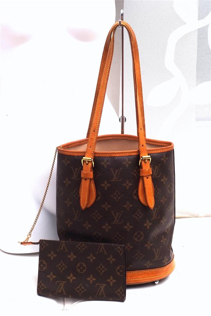 Louis Vuitton Monogram PM Bucket Authentic Luxury Ladies Shoulder Bag!!!!! | eBay