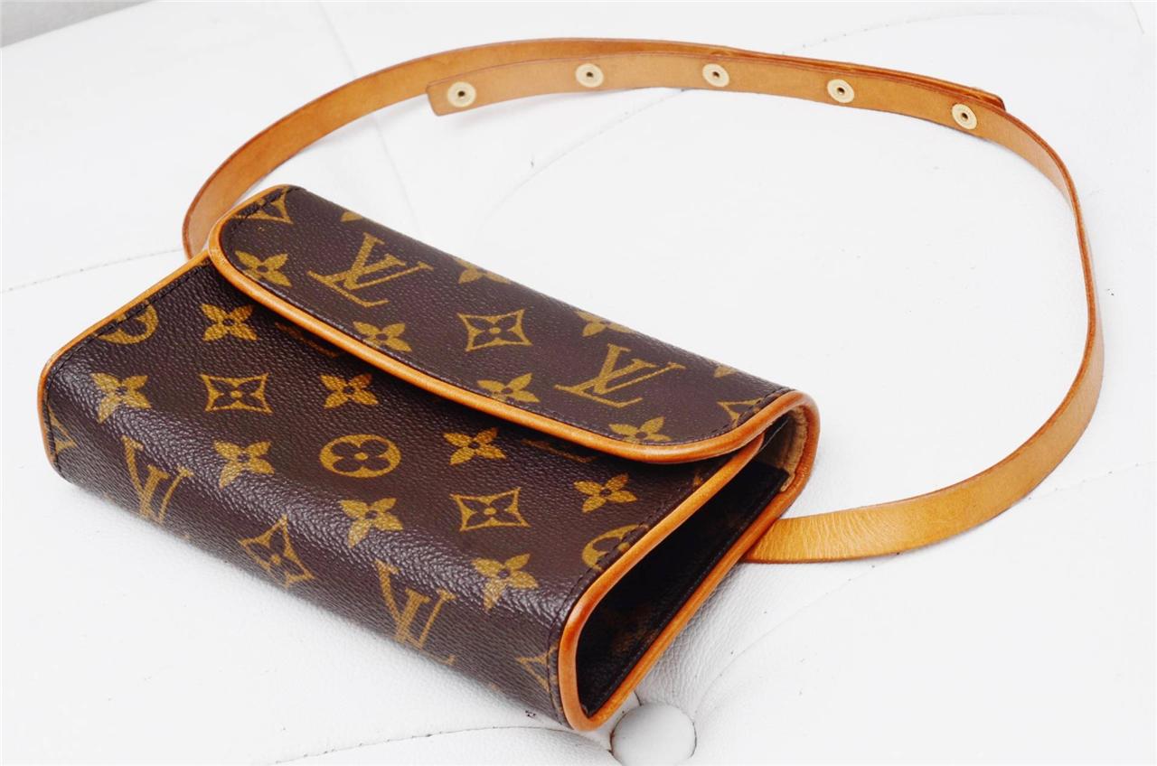 Louis Vuitton Florentine PM Monogram Leather/Authentic Ladies Waist Pouch Bag!! | eBay