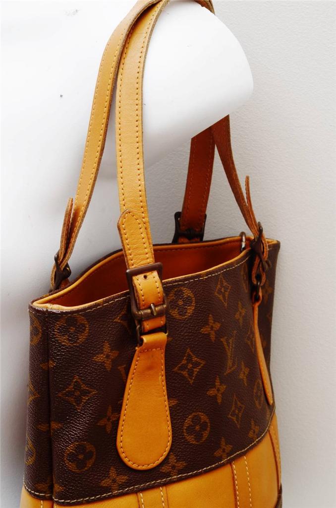 Louis Vuitton Monogram PM USA Bucket Vintage Ladies Hand Bag! | eBay