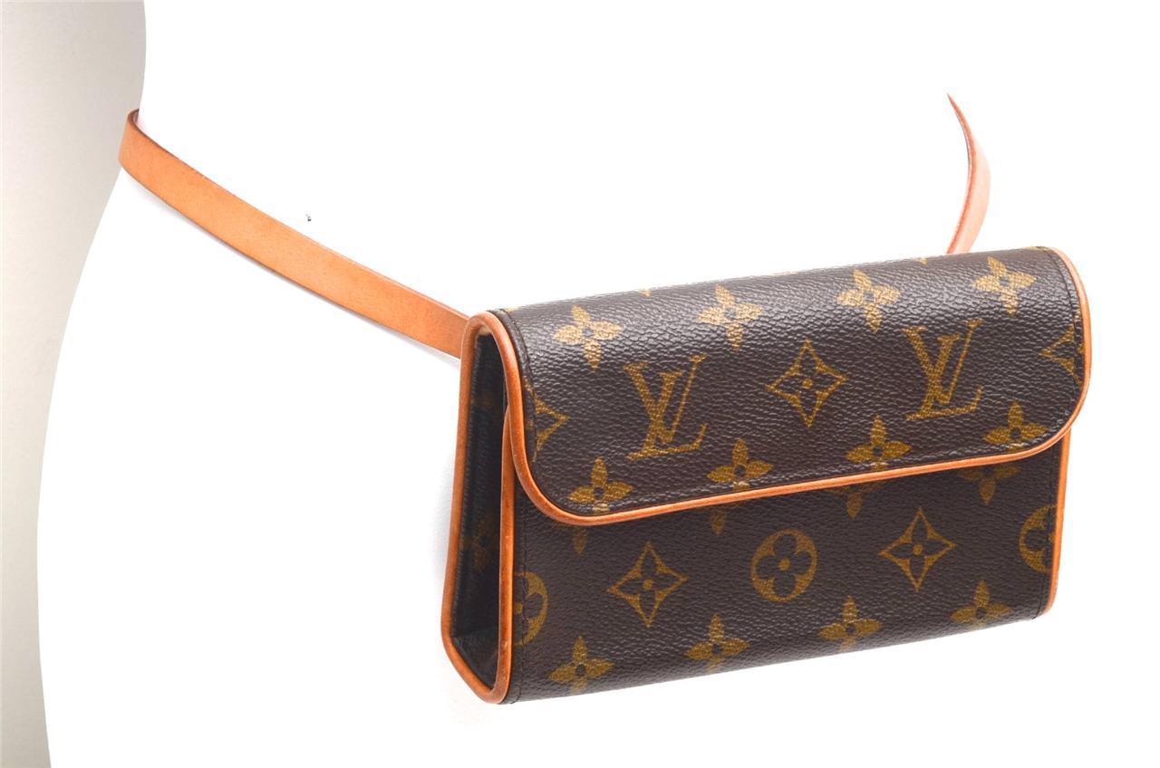 Louis Vuitton Florentine PM Monogram/Authentic Waist Pouch Bag Size XS | eBay