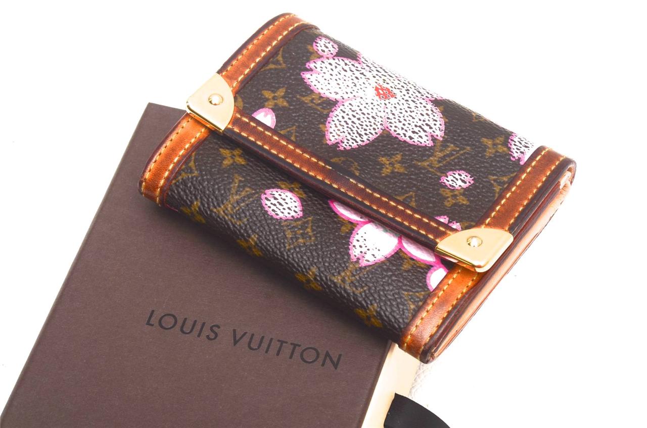 Louis Vuitton Monogram Cherry Blossom Authentic Small Coin Purse! | eBay