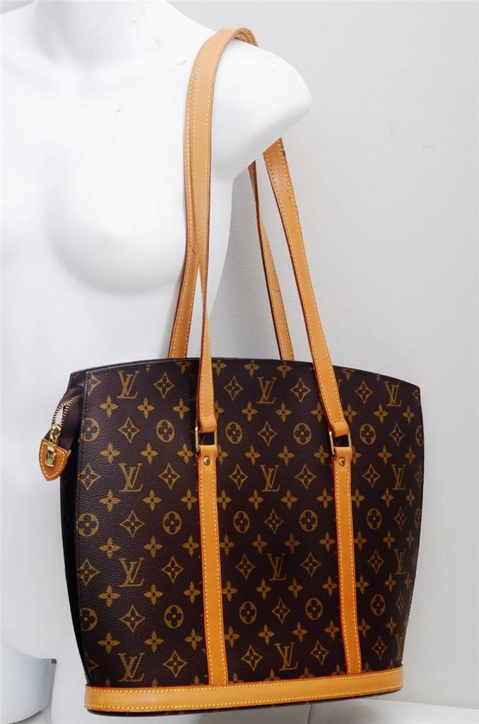 Louis Vuitton Babylon Monogram Authentic Large Tote Shoulder Bag!! | eBay