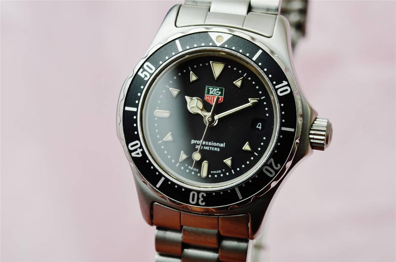 TAG Heuer 1500 Professional Stainless Steel Authentic Women's Diver