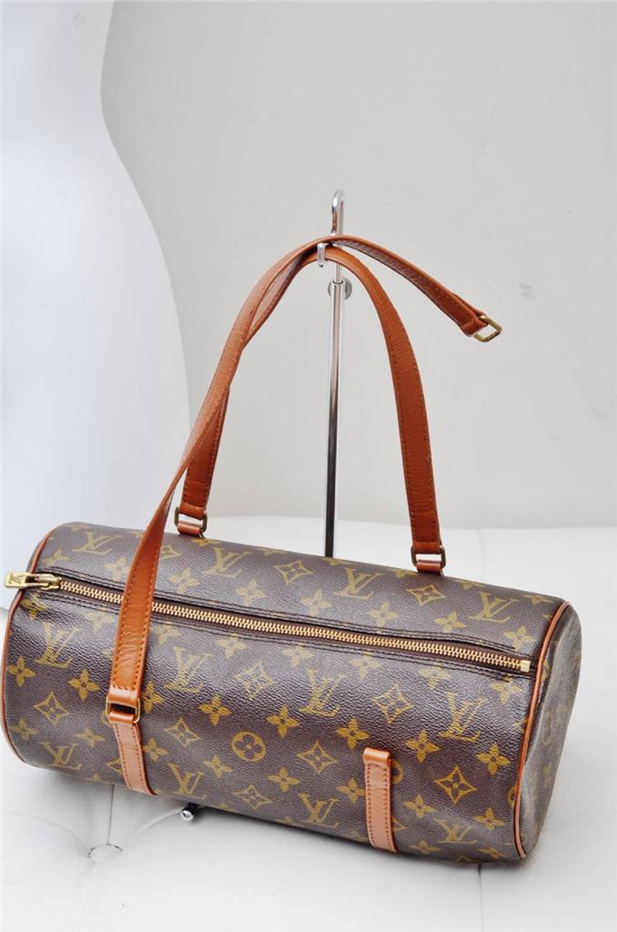 Authentic Louis Vuitton GM Papillon Monogram Vintage Hand Bag! NEEDS REPAIR!