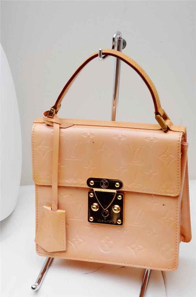 Louis Vuitton Vernis Spring Street Pink/Authentic Luxury Hand bag Purse! | eBay