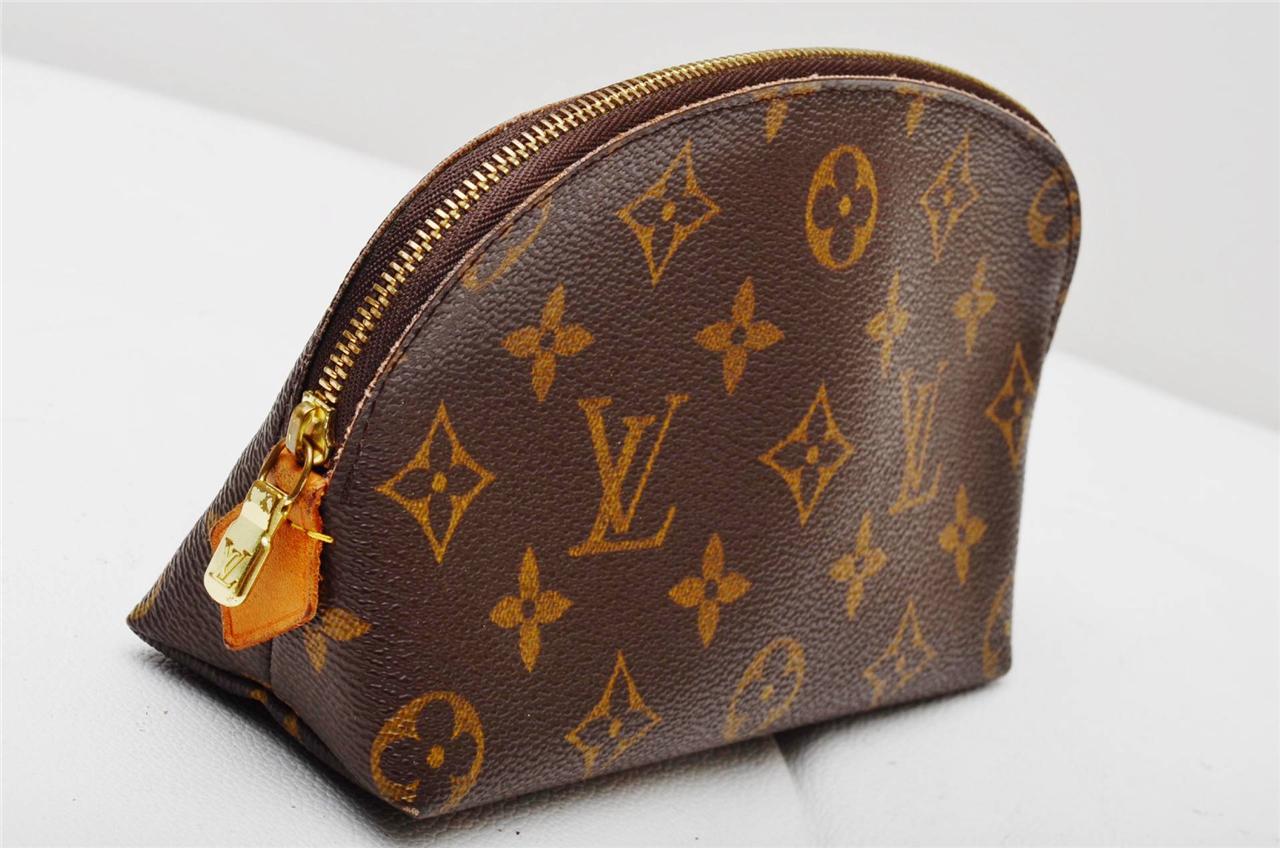 Authentic Louis Vuitton Monogram PM Make Up Cosmetic Toilette Pouch Bag | eBay