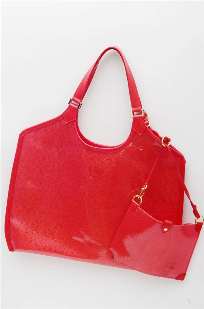 Louis Vuitton GM Epi Plage Red Authentic Ladies Beach Tote Shoulder Bag! | eBay