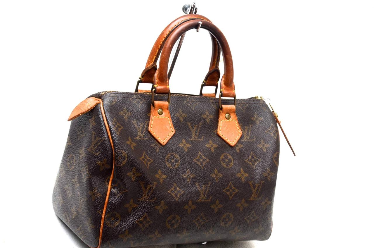Louis Vuitton Monogram Speedy 25 Brown/Authentic Hand Bag Purse! Needs Repair | eBay