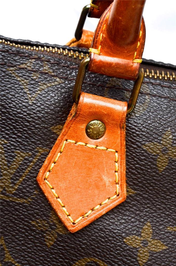 Louis Vuitton Monogram Speedy 25 Brown/Authentic Hand Bag Purse! Needs Repair