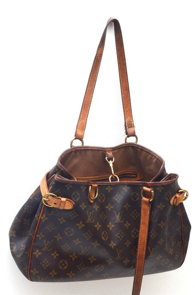 Louis Vuitton Batignolles Monogram Authentic GM Tote Shoulder Bag! Needs Repair! | eBay