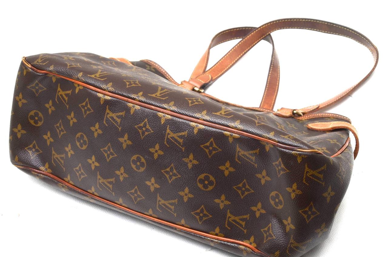 Louis Vuitton Batignolles Monogram Authentic GM Tote Shoulder Bag! Needs Repair!