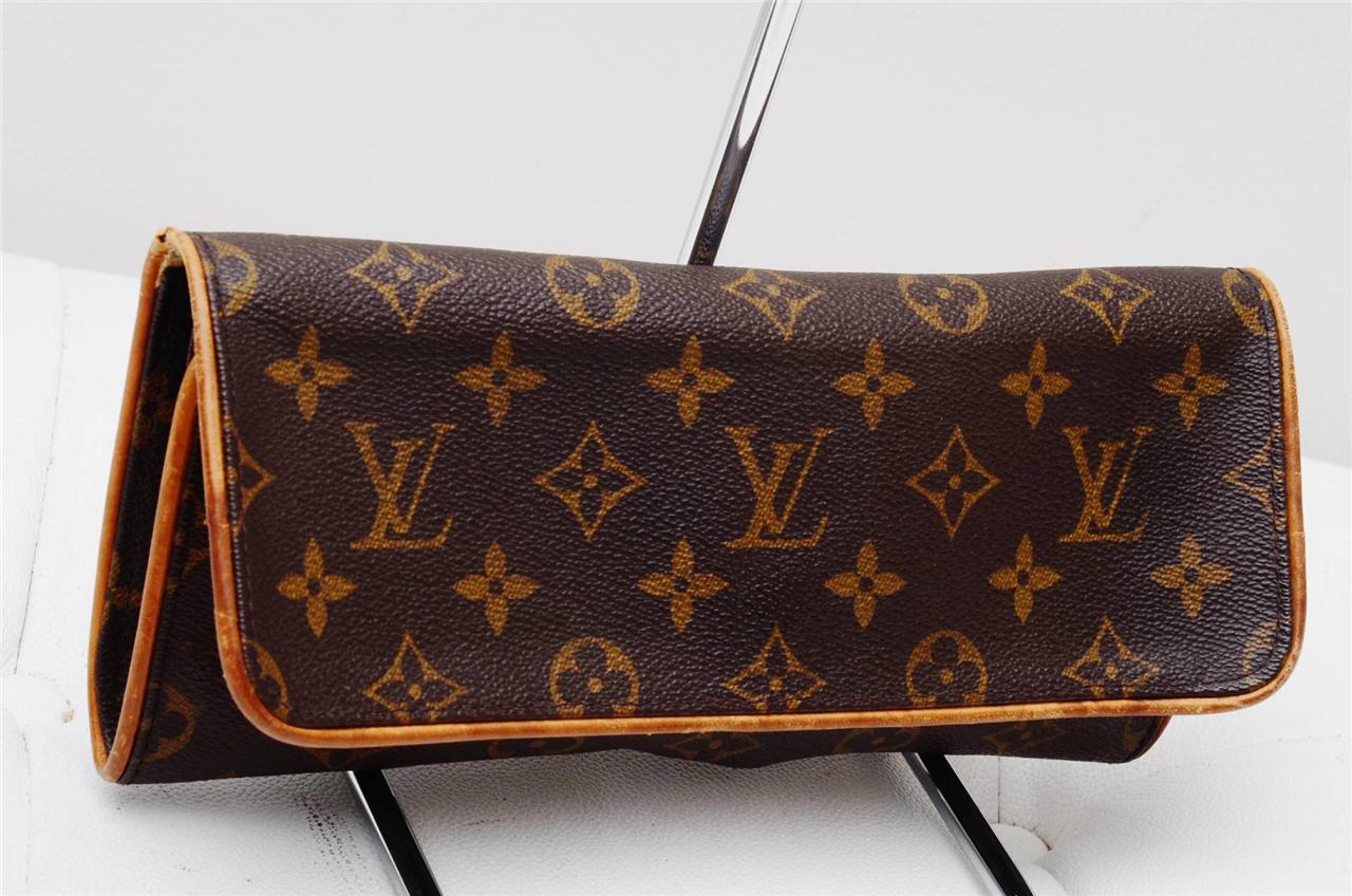 Louis Vuitton Twin Pochette Monogram GM Authentic Purse Clutch! | eBay