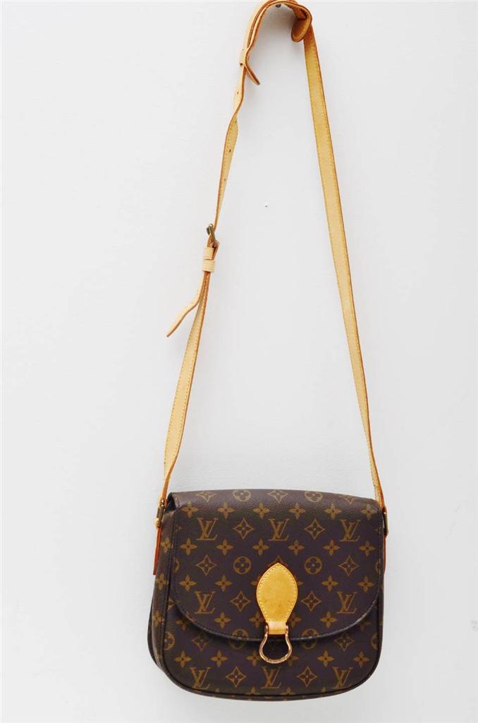 Louis Vuitton Saint Cloud GM Monogram/Authentic Cross Body Shoulder Purse Bag! | eBay