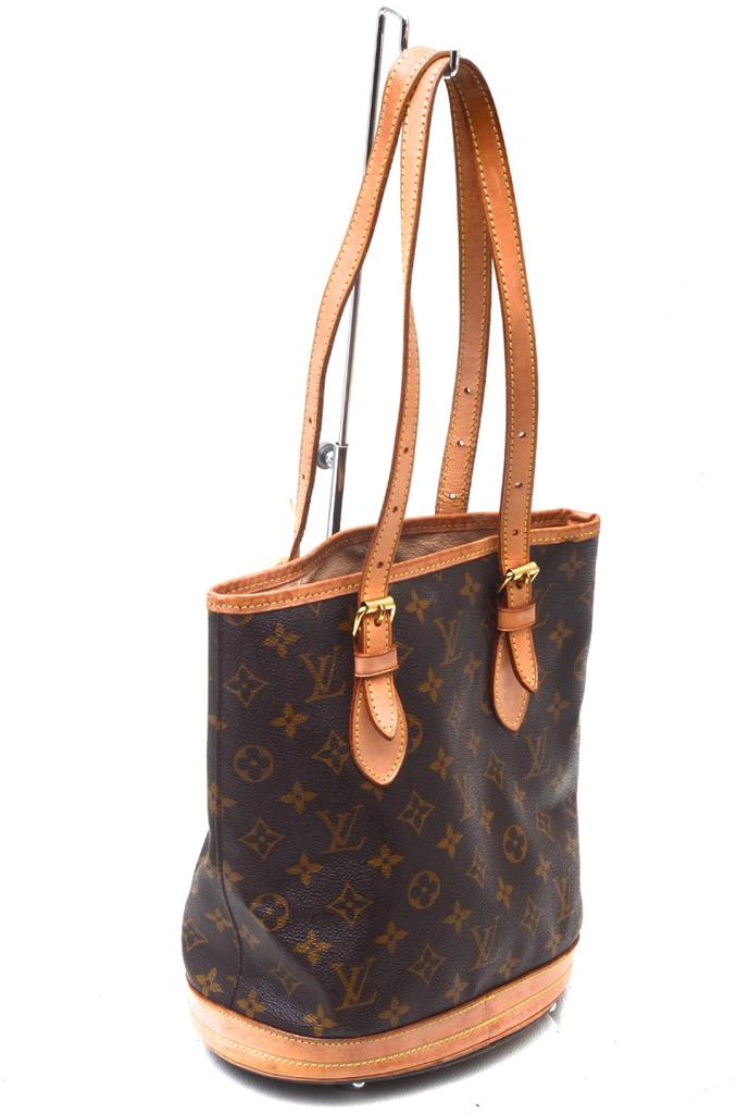 Louis Vuitton Monogram PM Bucket Authentic Ladies Shoulder Bag! NEEDS REPAIR! | eBay