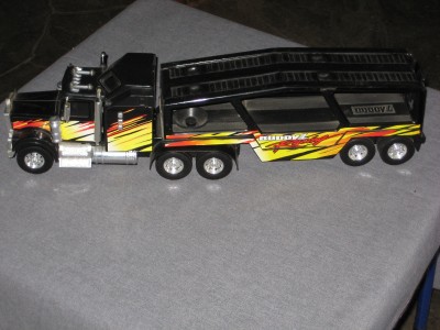 semi truck car hauler toy