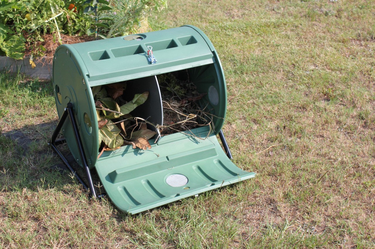 composter tumbler Composter Tumbler for Barrel Dual Patio Yard Home Back