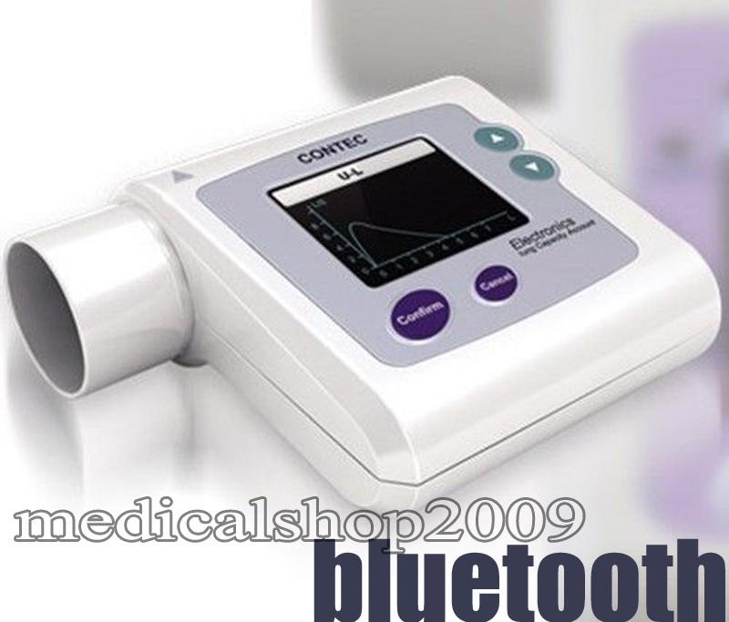 wireless SP10W infrared Digital Spirometer,PEF,FEFV1,FEF Lung Volume