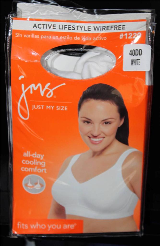 Just My Size Bra 1960 42DD 42DDD 1220 40DD 42D 1212 40D Playtex 4434