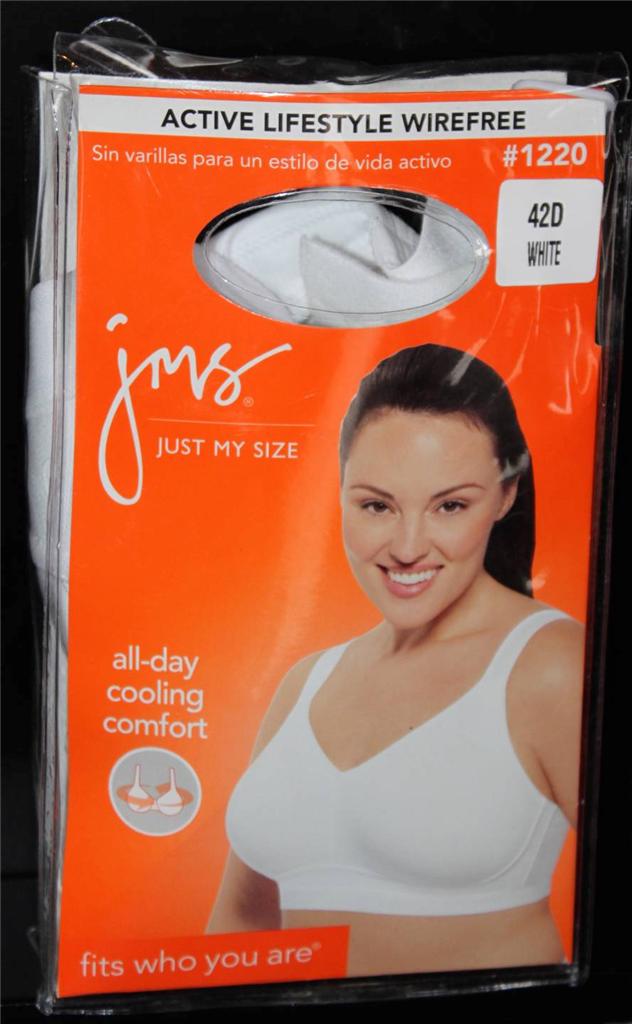 Just My Size Bra 1960 42DD 42DDD 1220 40DD 42D 1212 40D Playtex 4434