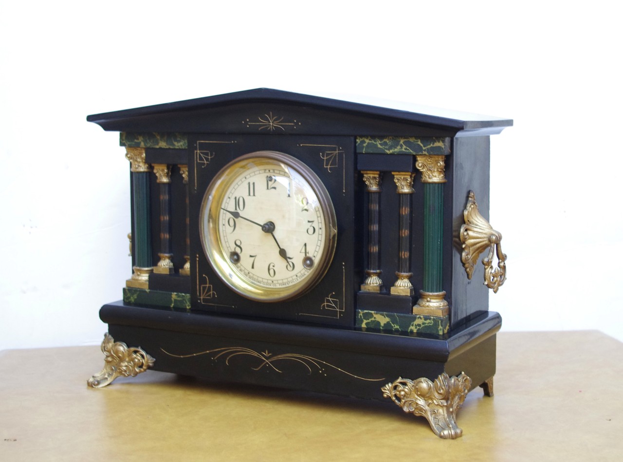 Antique Sessions "Wabash" Mantel Clock c.1915