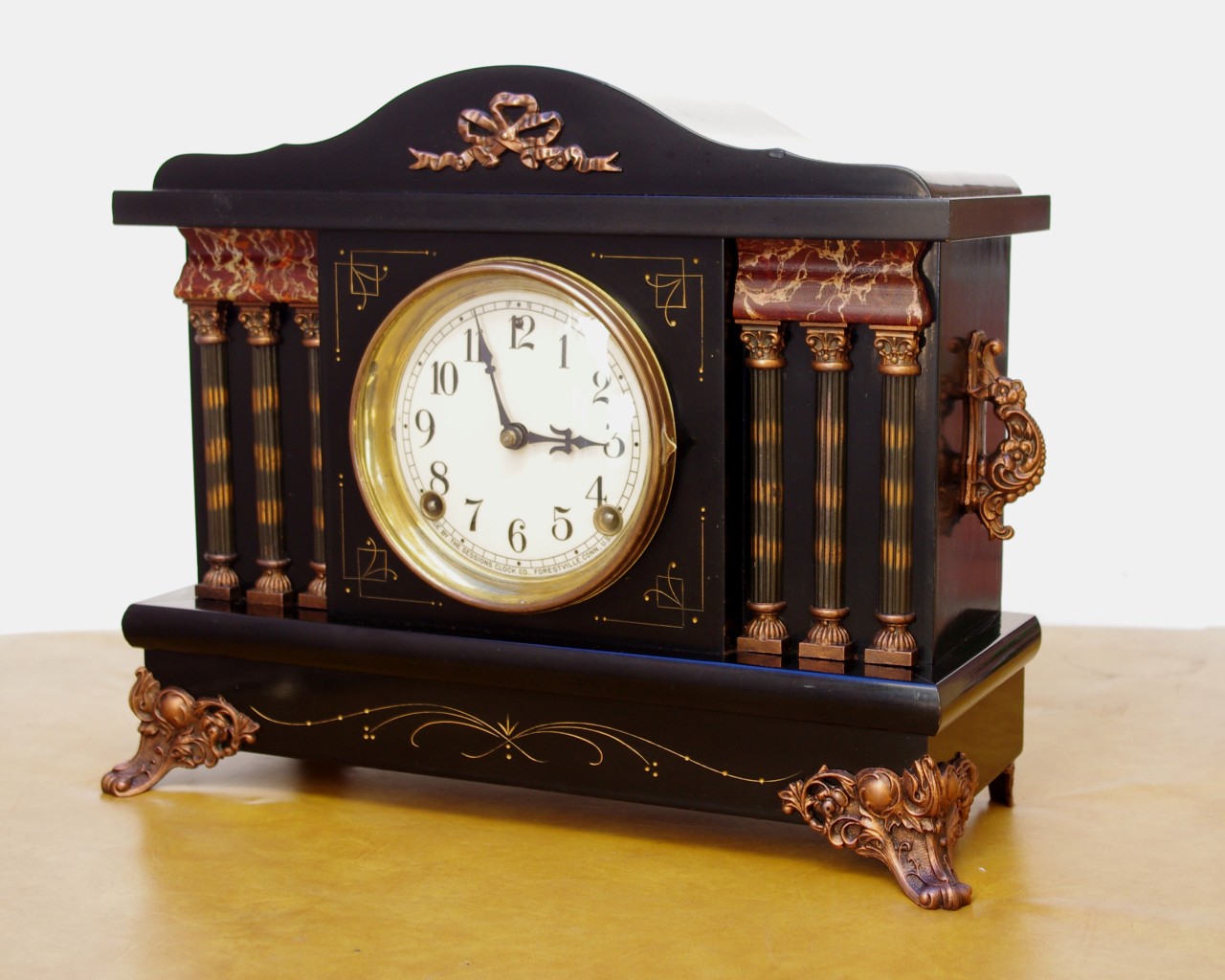 Antique Sessions Mantel Clock c.1905 eBay