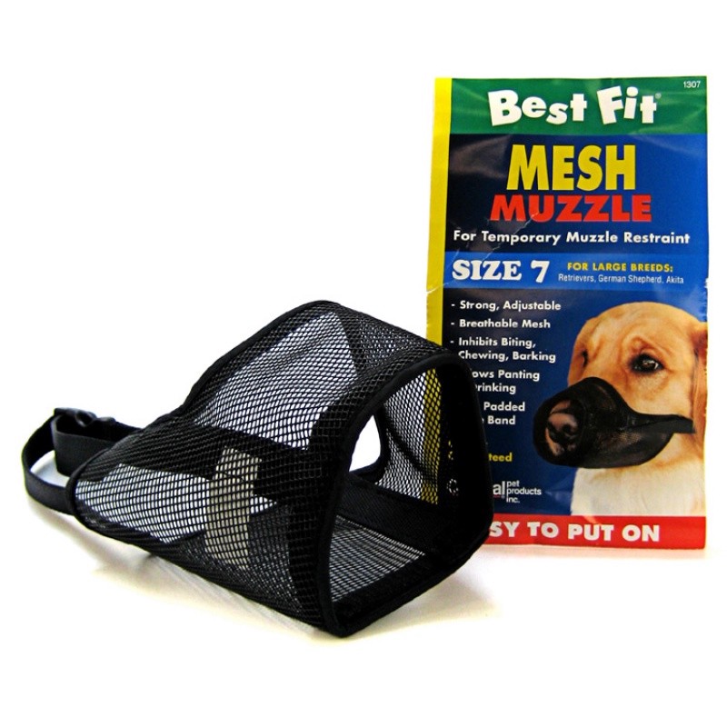 Coastal Pet Best Fit Mesh Dog Muzzle Select A Size 3" to 13 1 2 SM to