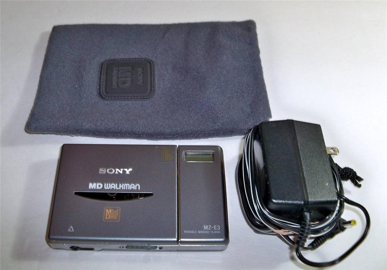SONY MD WALKMAN MZE3 PORTABLE MINI DISC PLAYER eBay